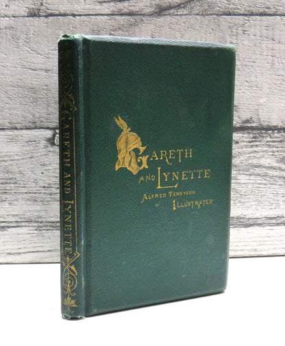 Gareth and Lynette By Alfred Tennyson 1872 book front cover