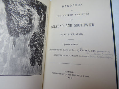 Handbook of The United Parishes of Colvend and Southwick By W. R. M'Diarmid 2nd Ed 1895 - 1992 Repri book image 4
