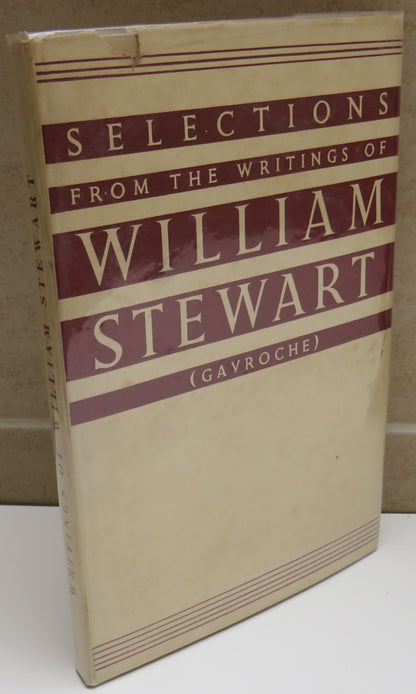 Selections From The Writings of William Stewart (Gavroche) 1948 book image 2