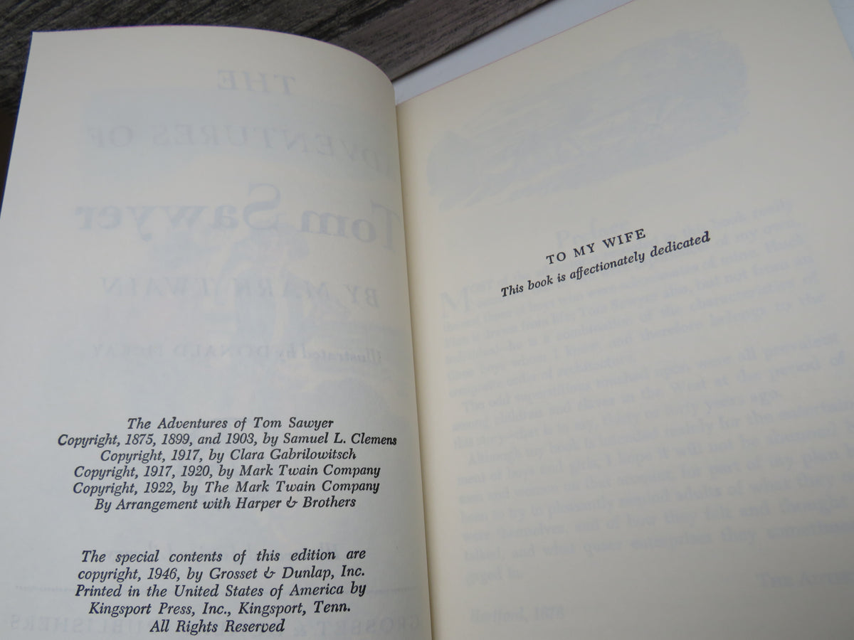 The Adventures of Tom Sawyer By Mark Twain Illustrated By Donald McKay