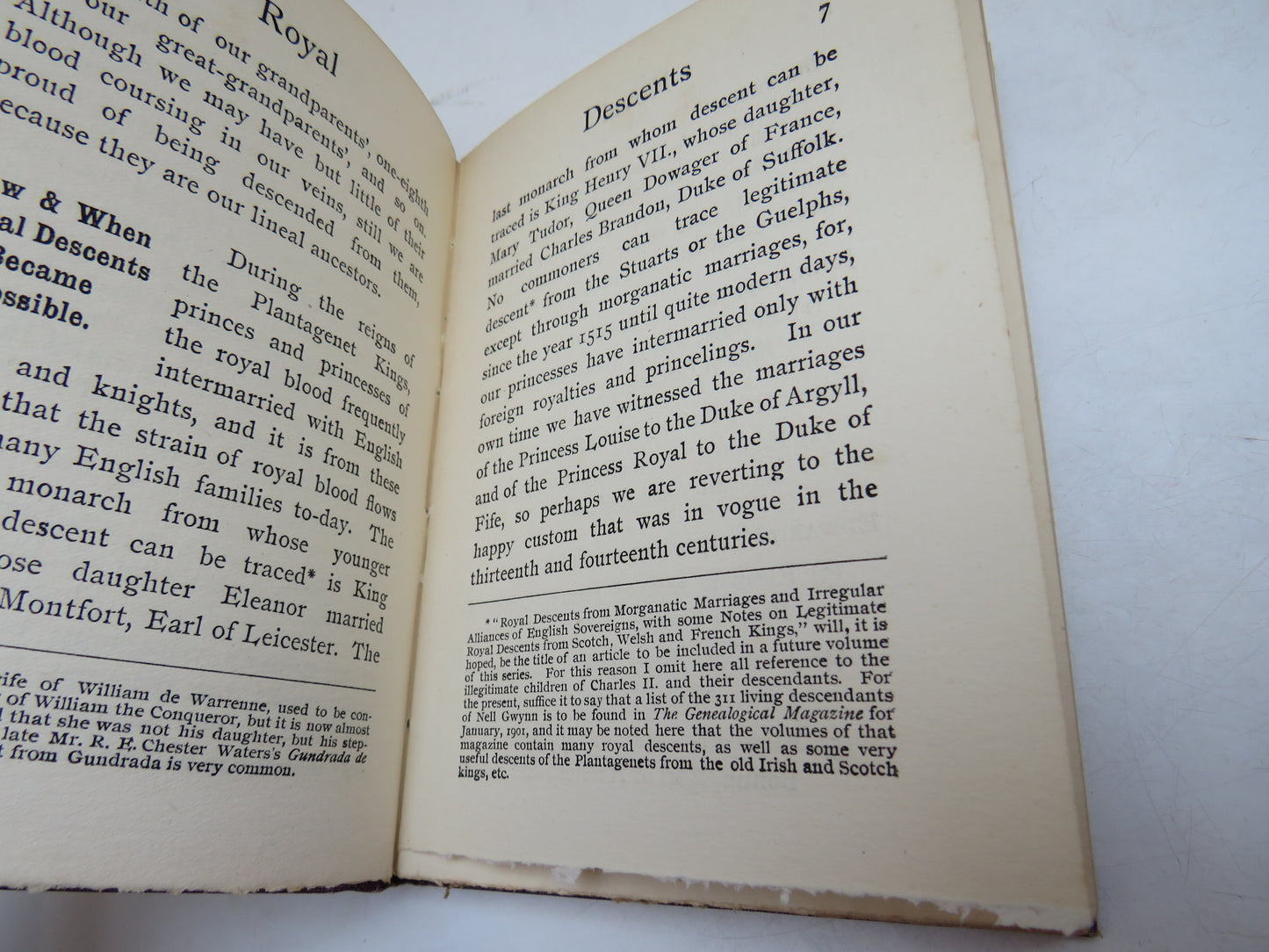 Royal Descents: Scottish Records I. How To Trace A Descent From Royalty II. The Scottish Records 1908