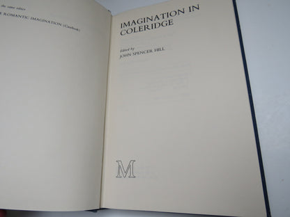 Imagination In Coleridge Edited By John Spencer Hill 1978 book image 3