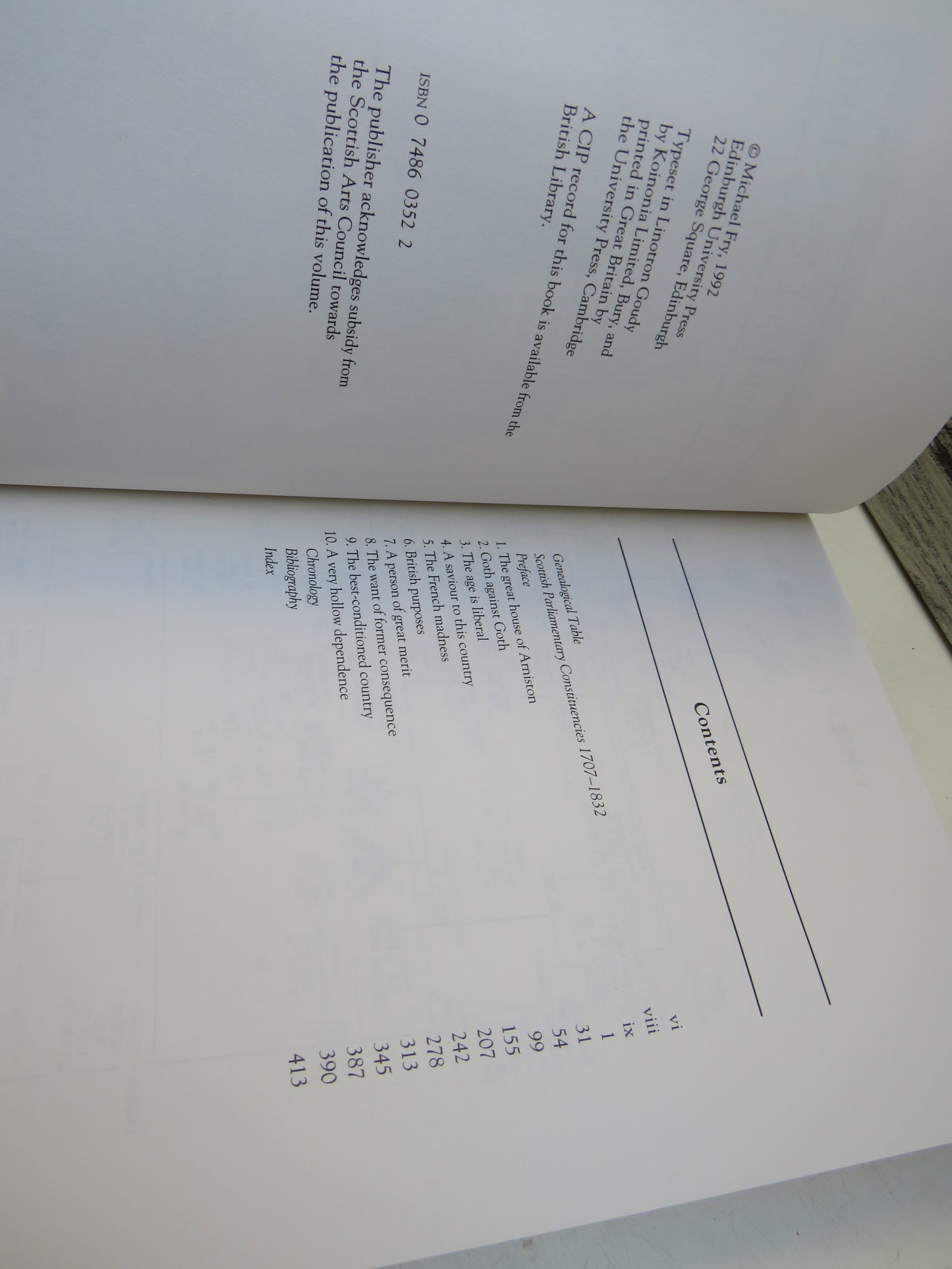 The Dundas Despotism By Michael Fry 1992