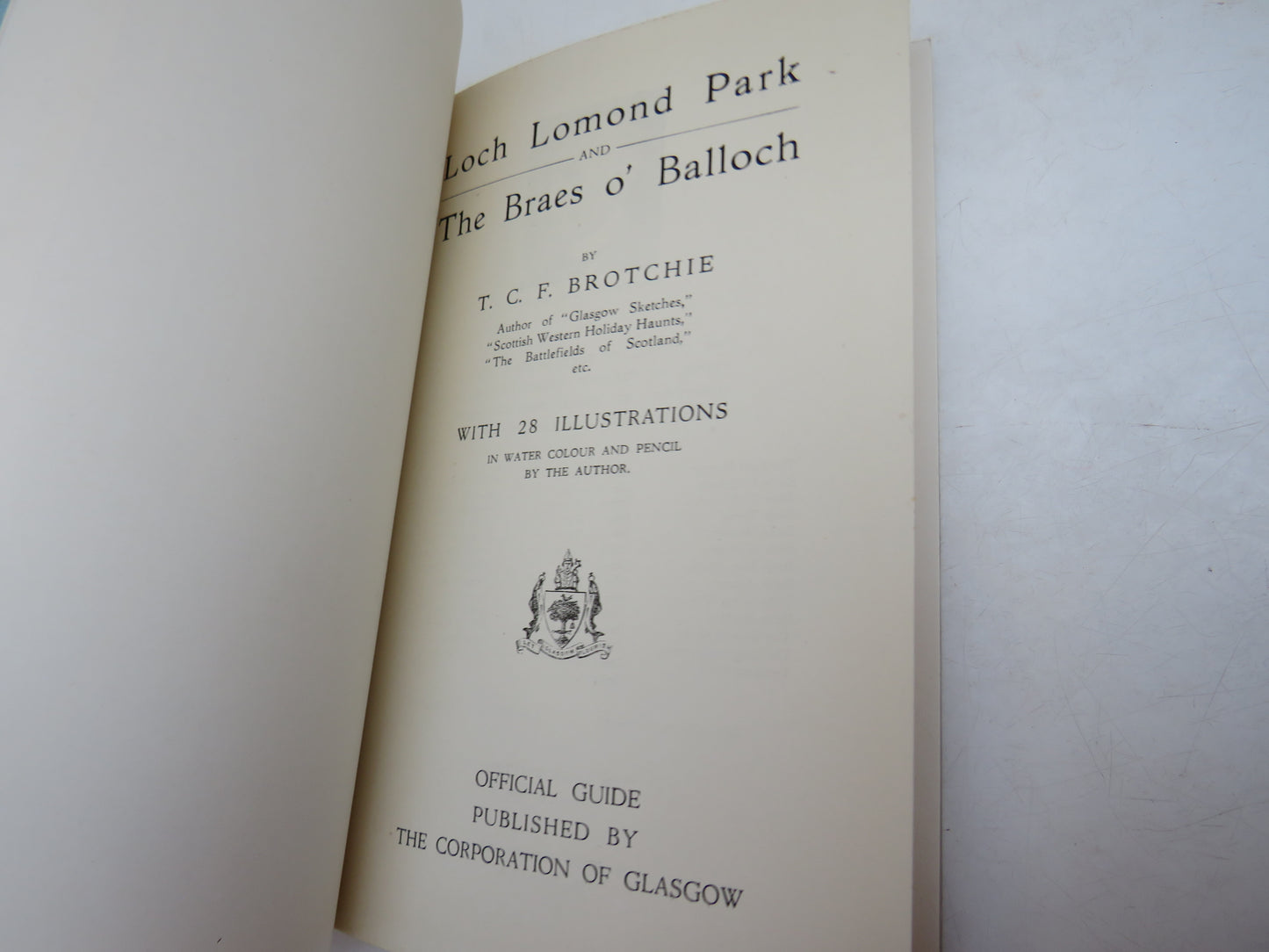 Loch Lomond Park and The Braes O' Balloch By T. C. F. Brotchie 1920