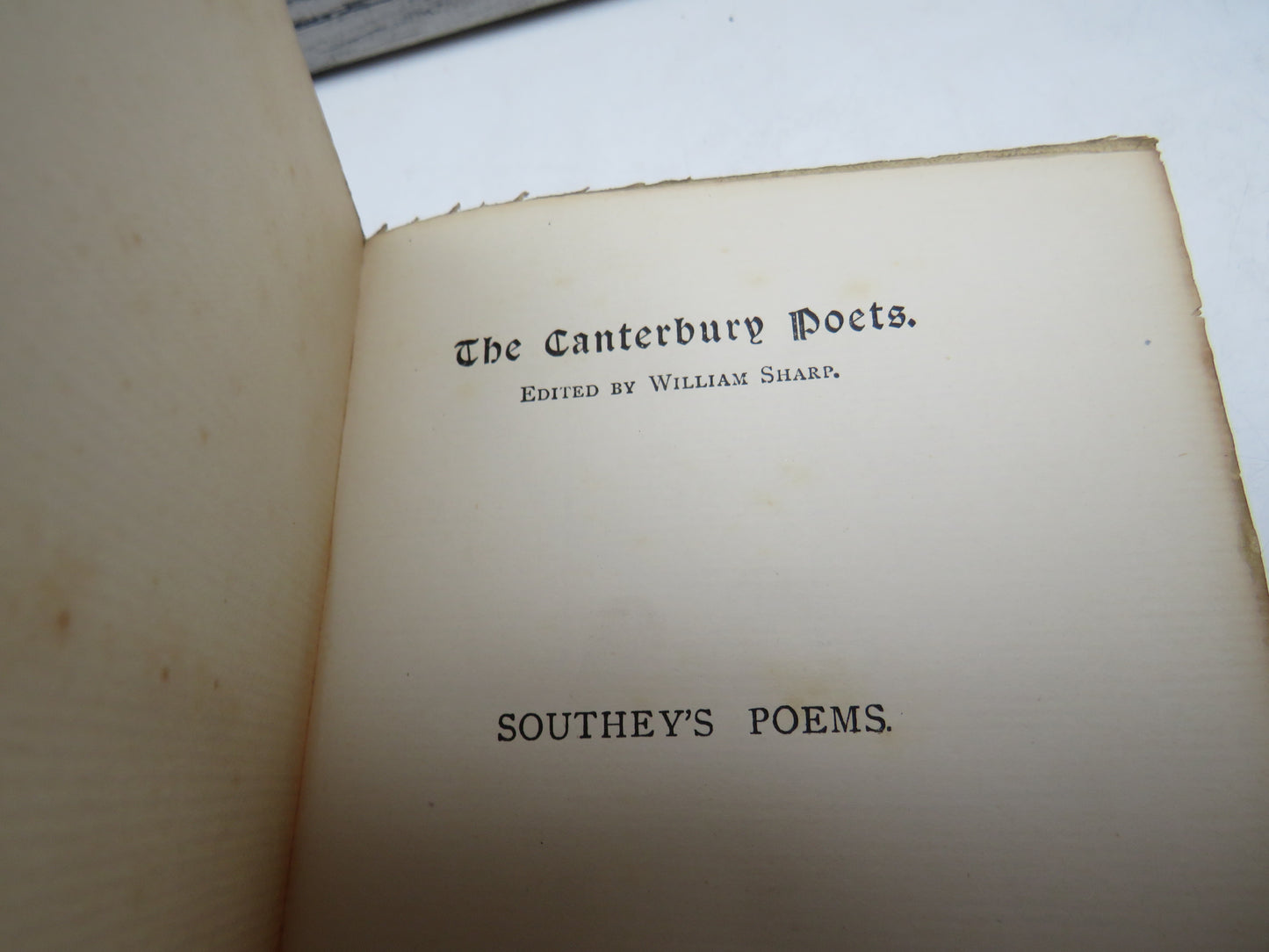 Selected Poems of Robert Southey Edited With An Introduction By Sidney R. Thompson