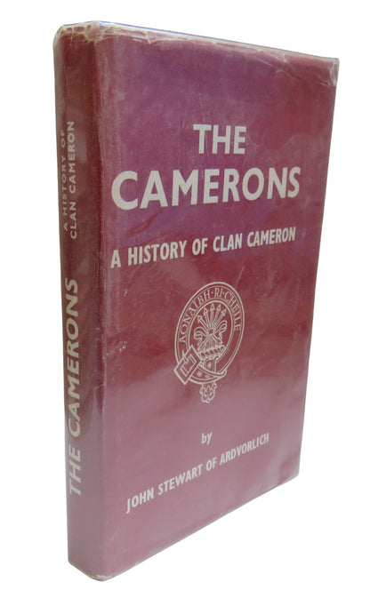 The Camerons A History of Clan Cameron By John Stewart of Ardvorlich 1974 book front cover