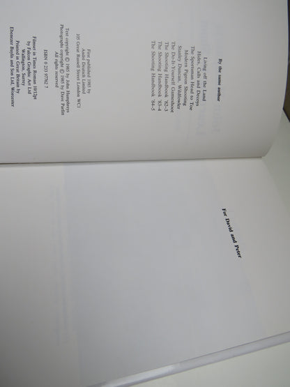 John Humphreys Learning To Shoot With Photographs By Dave Perfitt 1985 book image 4