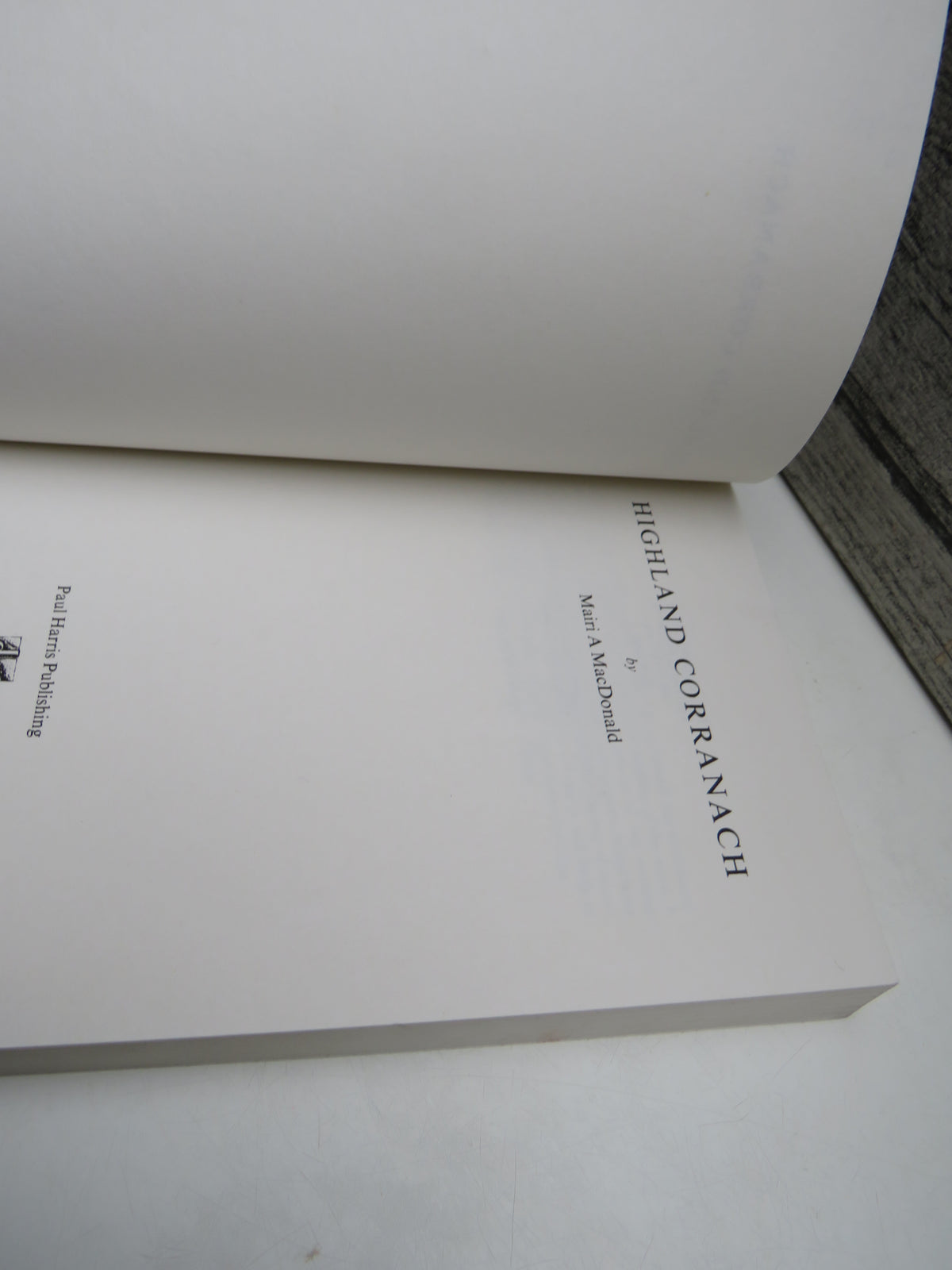 Highland Corranach By Mairi A MacDonald 1984