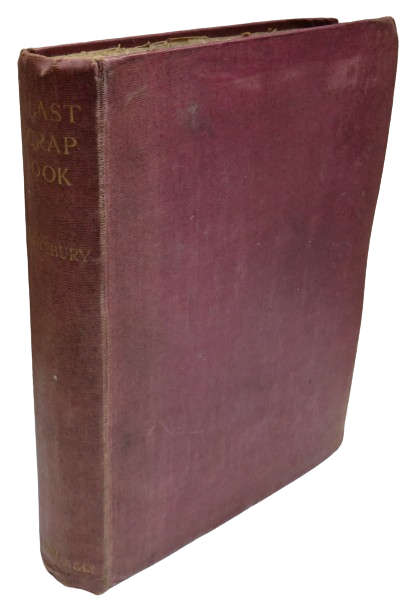 The Last Scrap Book by George Saintsbury 1924 book front cover