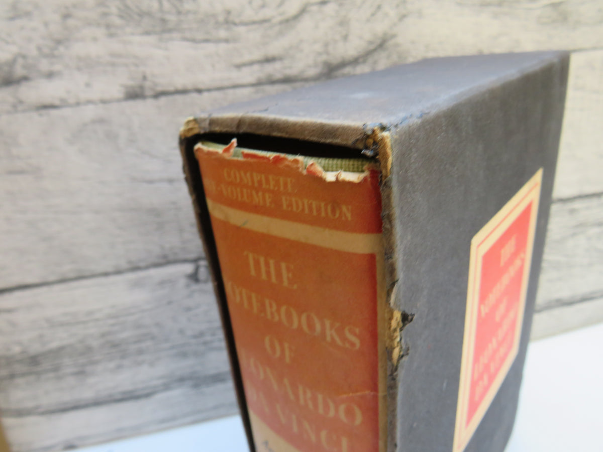 The Notebooks of Leonardo Da Vinci Arranged, Rendered into English and Introduced By Edward MacCurdy 1939