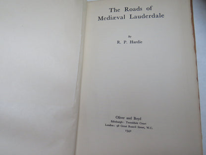 The Roads of Mediaeval Lauderdale By R.P. Hardie 1942 book image 4