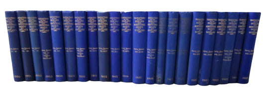 1900-1924 Transactions Of The Highland and Agricultural Society of Scotland 22 Volumes