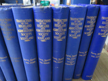 Load image into Gallery viewer, 1900-1924 Transactions Of The Highland and Agricultural Society of Scotland 22 Volumes
