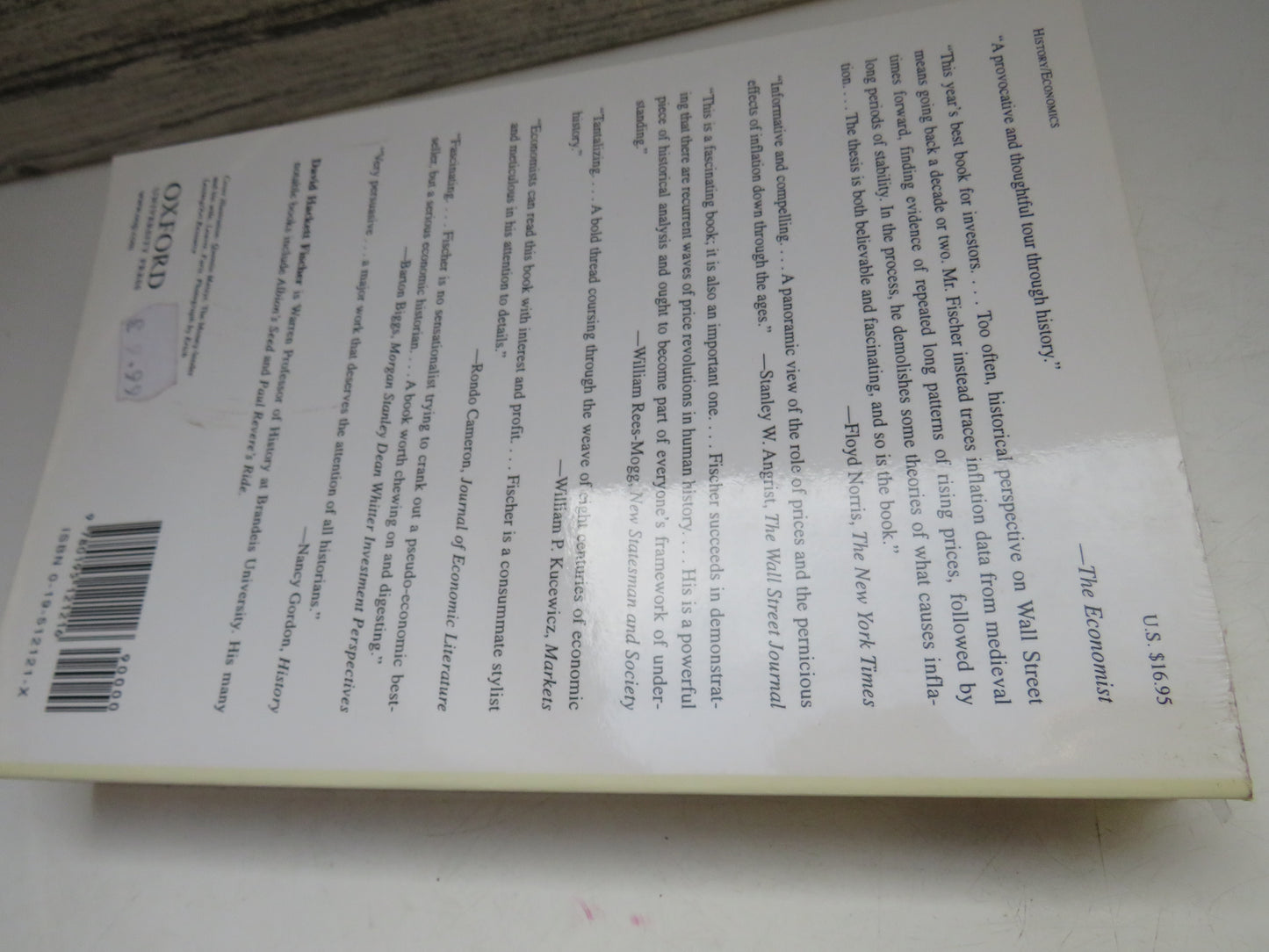 The Great Wave Price Revolutions and the Rhythm of History By David Hackett Fischer 1999