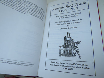 The Scottish Book Trade 1500-1720 Print Commerce and Print Control In Early Modern Scotland An Histo book image 5