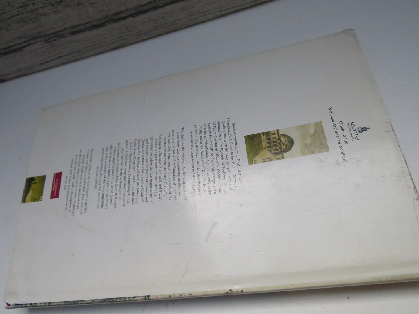 Guide To The National Archives of Scotland Scottish Record Office 1996