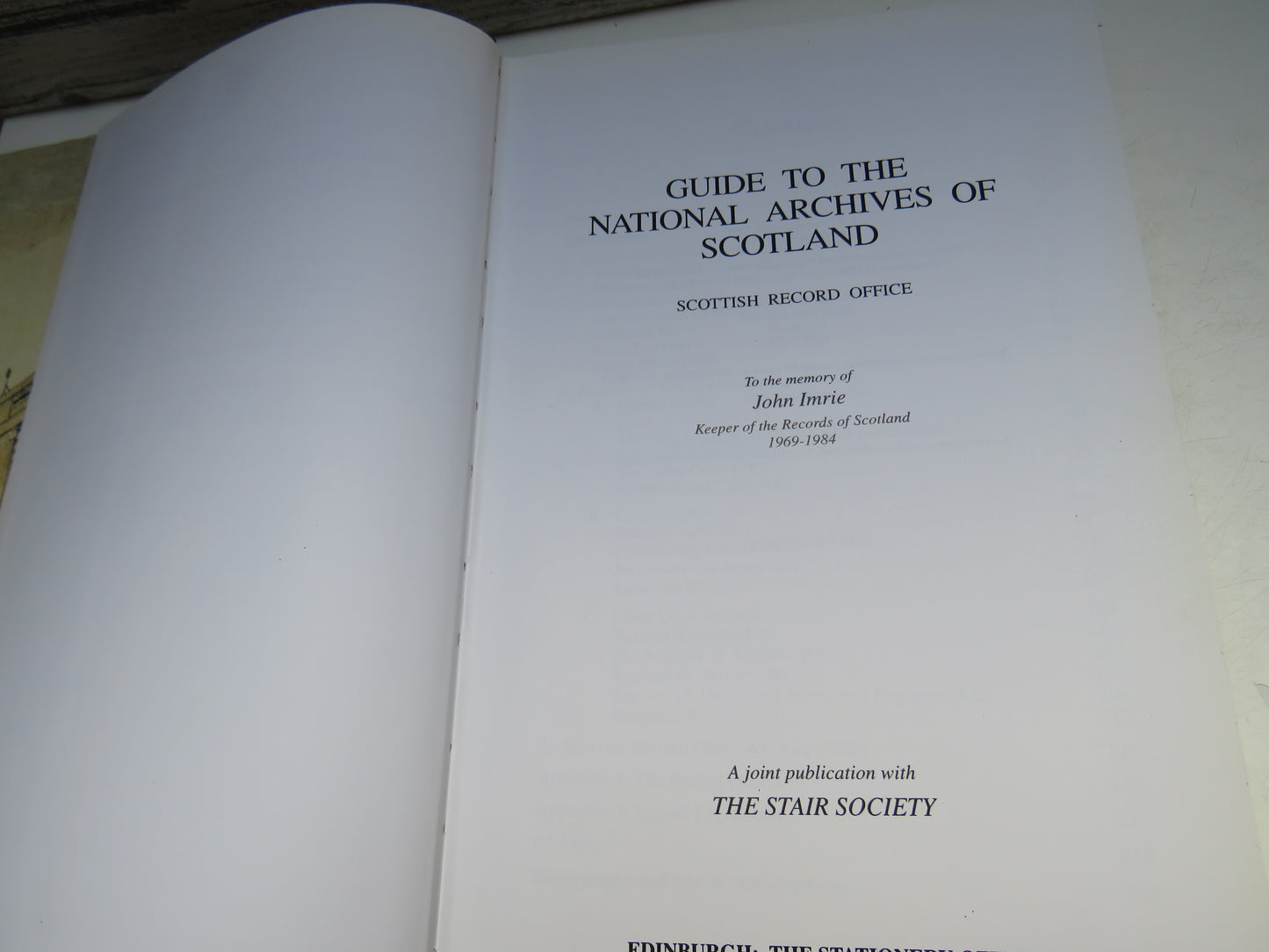Guide To The National Archives of Scotland Scottish Record Office 1996