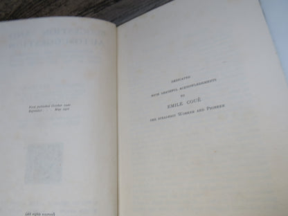 Suggestion and Autosuggestion A Psycological and Pedagogical Study Based Upon The Investigations Made By The New Nancy School by Charles Baudouin 1921