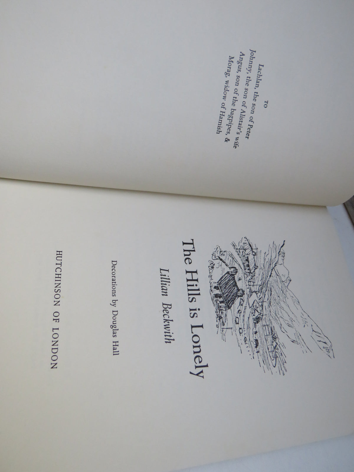The Hills is Lonely By Lilian Beckwith 1967