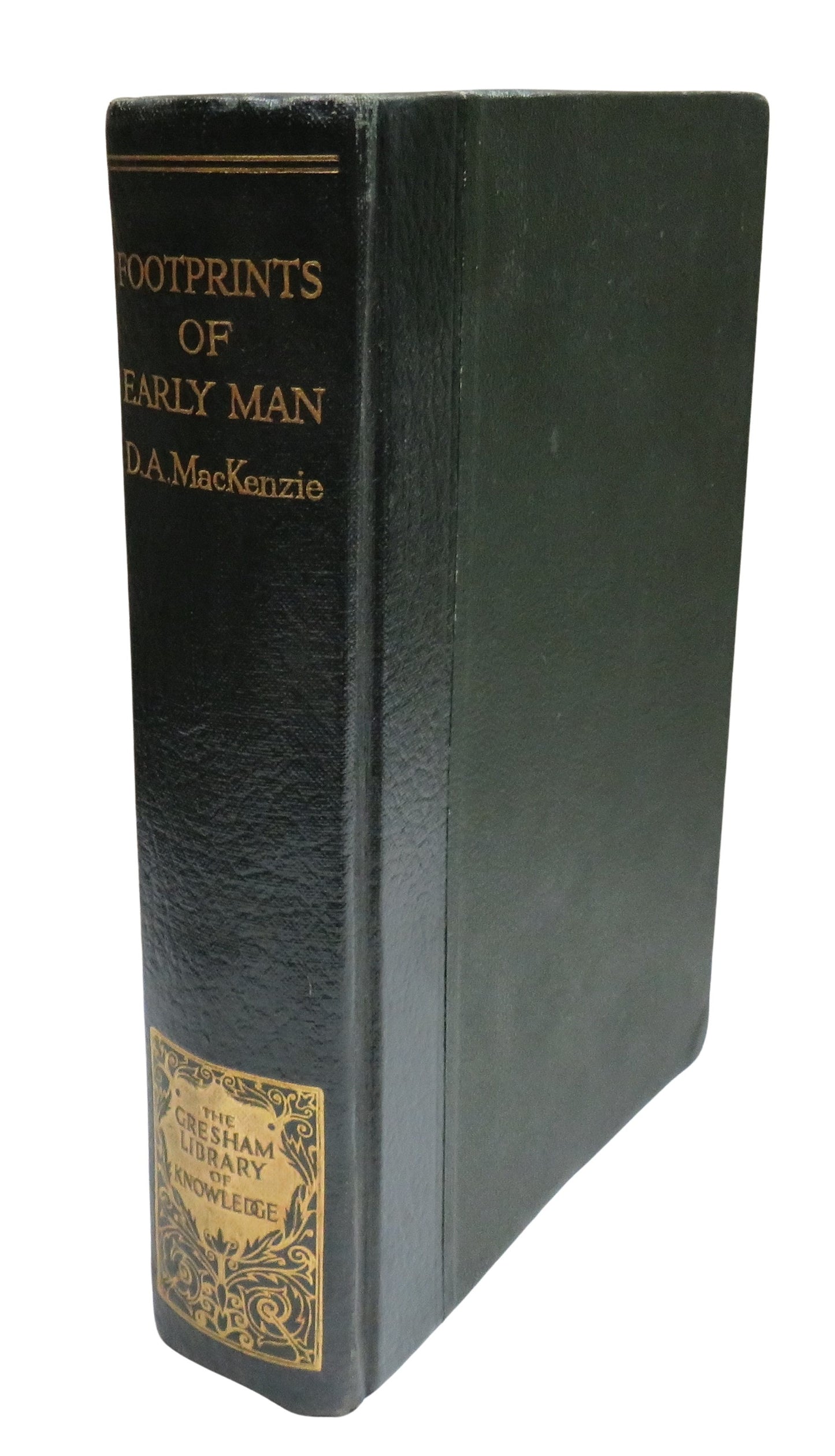 Footprints of Early Man By Donald A. Mackenzie Antique Book