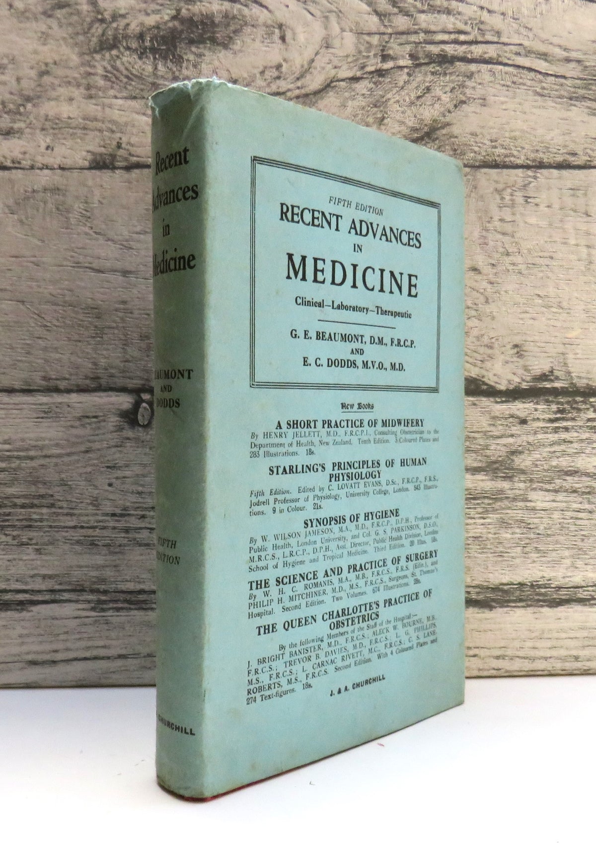 Recent Advances In Medicine Clinical Laboratory Therapeutic By G. E. Beaumont 1929
