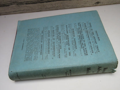 Recent Advances In Medicine Clinical Laboratory Therapeutic By G. E. Beaumont 1929
