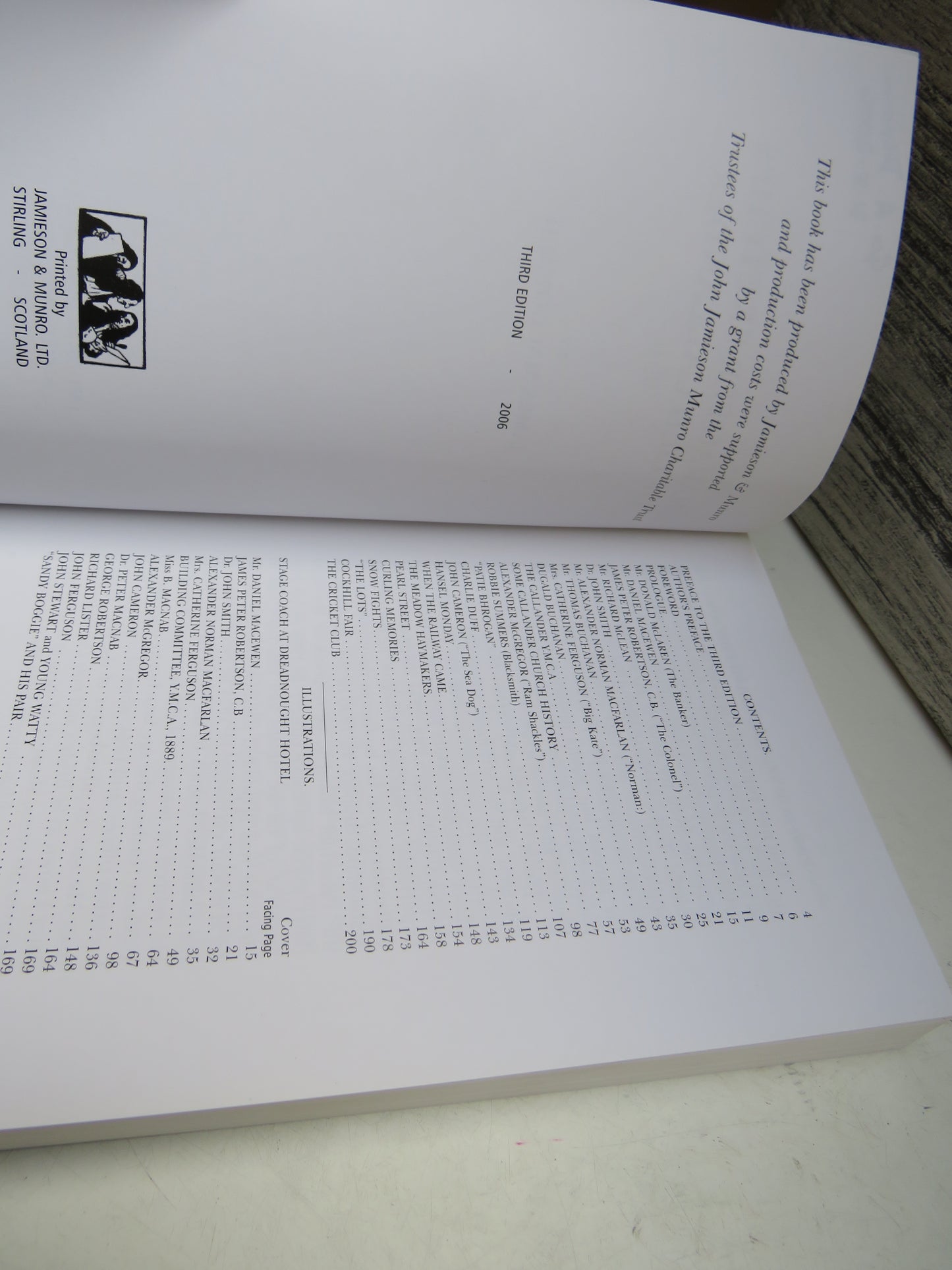 Character Sketches of Old Callander By James MacDonald 2006