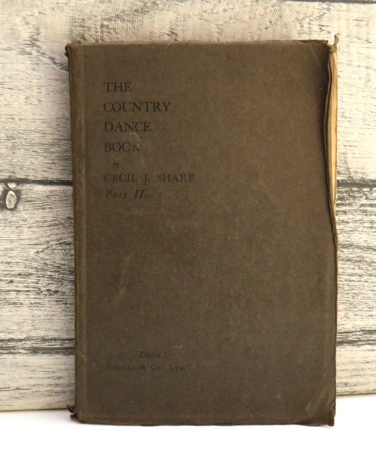 The country Dance Book Part II Containing Thirty Country Dances From The English Dancing Master (1650-1728) Described By Cecil J. Sharp 1927