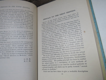 Recent Advances In Medicine Clinical Laboratory Therapeutic By G. E. Beaumont 1929