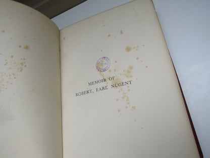 Memoir of Robert, Earl Nugent With Letters, Poems and Appendices by Claud Nugent 1898 book image 5