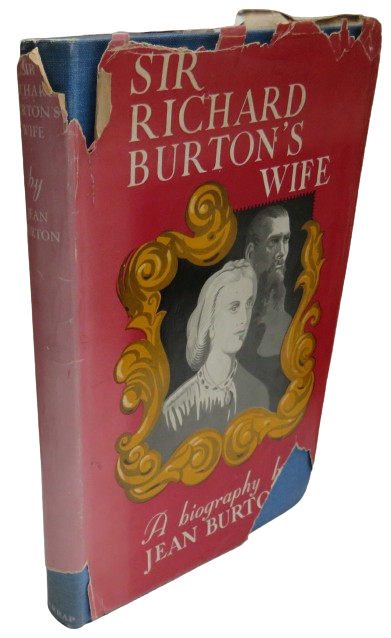 Sir Richard Burton's Wife By Jean Burton 1942 book front cover