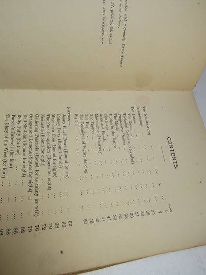 The country Dance Book Part II Containing Thirty Country Dances From The English Dancing Master (1650-1728) Described By Cecil J. Sharp 1927