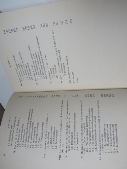 Survey Methods In Social Investigation By C. A. Moser 1959 book image 5