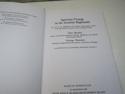 Agrarian Change In The Scottish Highlands By John Bryden & George Houston 1976 book image 3