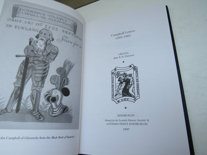 Campbell Letters 1559-1583 Edited By Janes E. A. Dawson 1997 Scottish History Society 5th Series Vol book image 4