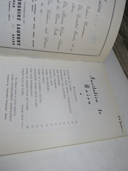 Your Invitation To Nairn Vintage Booklet