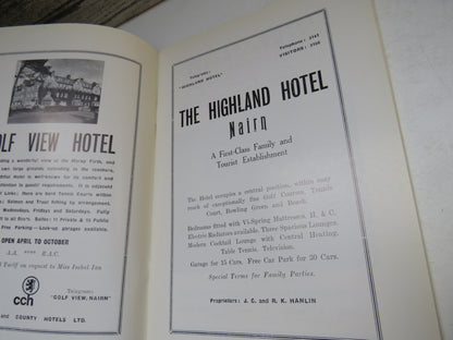Your Invitation To Nairn Vintage Booklet