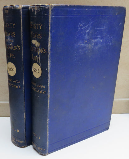 Sixty Years of An Agitator's Life By George Jacob Holyoake Volume I & II 1892 book image 2