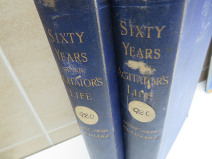 Sixty Years of An Agitator's Life By George Jacob Holyoake Volume I & II 1892 book image 3