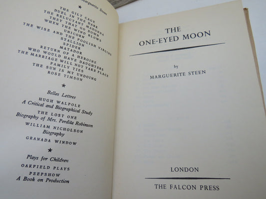 The One-Eyed Moon By Marguerite Steen 1954