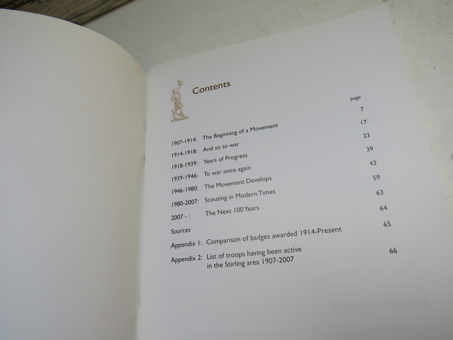 Scouting In The Stirling Area The First 100 Years By Moses Jenkins 2007