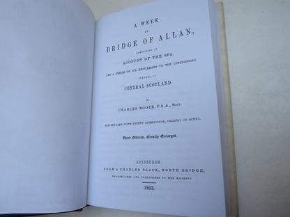 A Week At Bridge of Allan By Charles Roger Facsimile Reprint of 1853 Edition book image 5