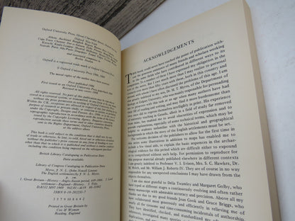 The English Settlements By J.N.L. Myres 1998