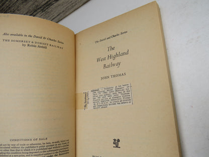 The West Highland Railway By John Thomas 1970