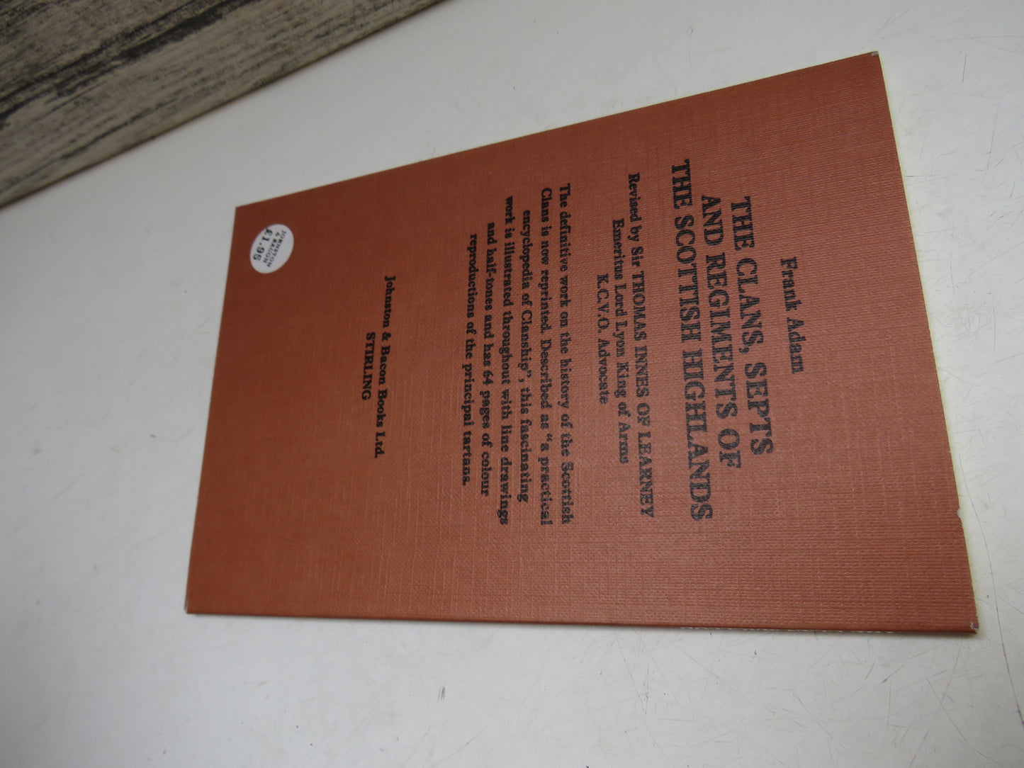 The Clan MacLeod By I.F. Grant 1984