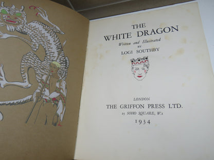 The White Dragon Written and Illustrated By Logi Southby 1934 book image 3