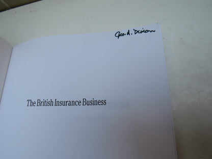 The British Insurance Business, A Guide to its History & Records, Cockerell & Green, 1994 book image 3