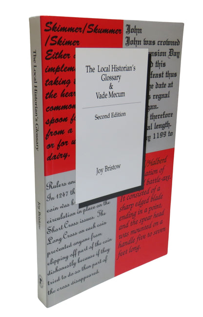 The Local Historian's Glossary & Vade Mecum, by Joy Bristow, 1994 book front cover