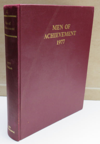 Men of Achievement Volume Four 1977 book image 2