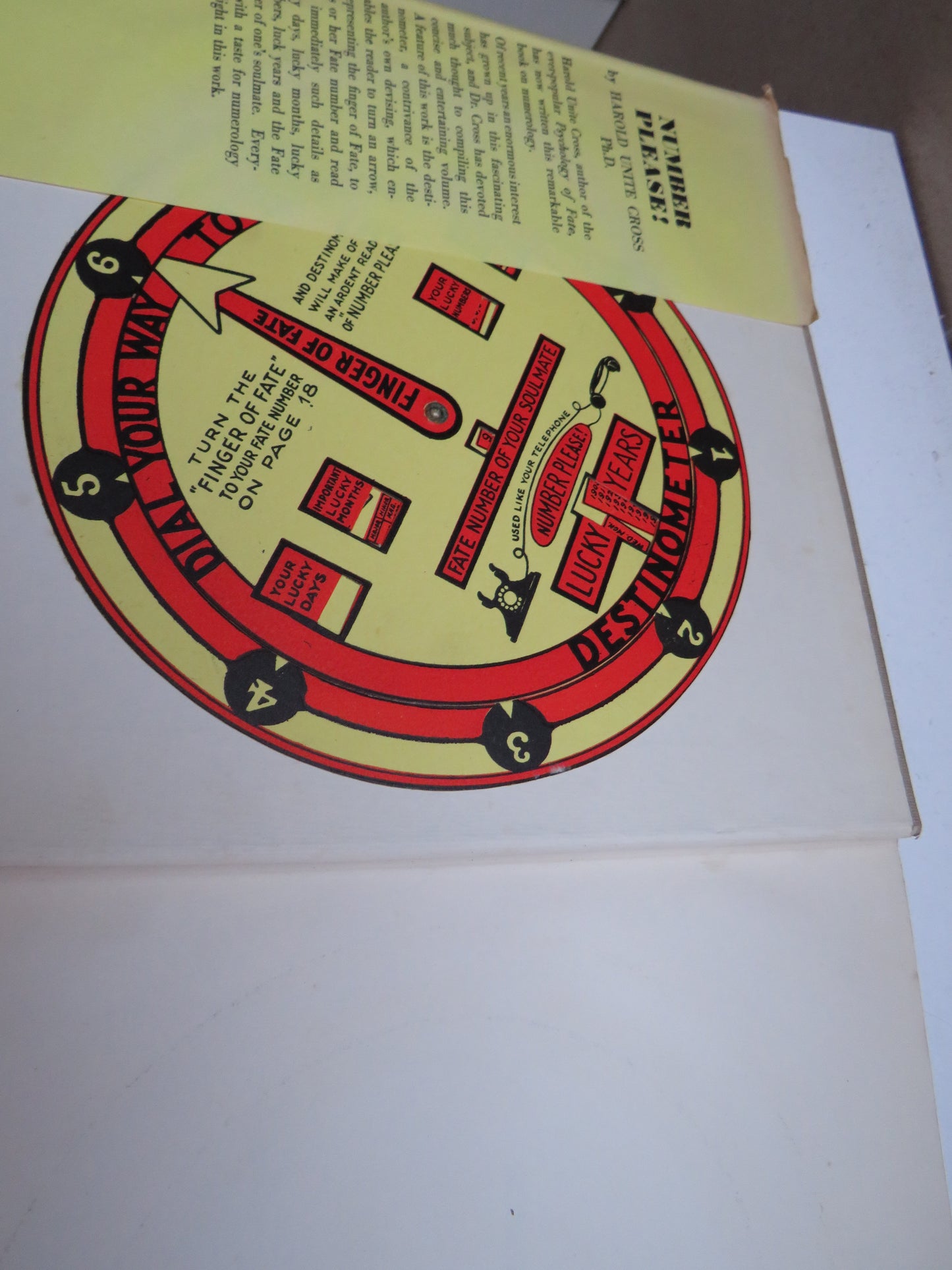 Number Please! by Dr Unite Cross, 1938, Vintage Book